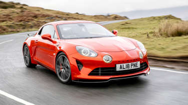 Alpine A110 - front tracking